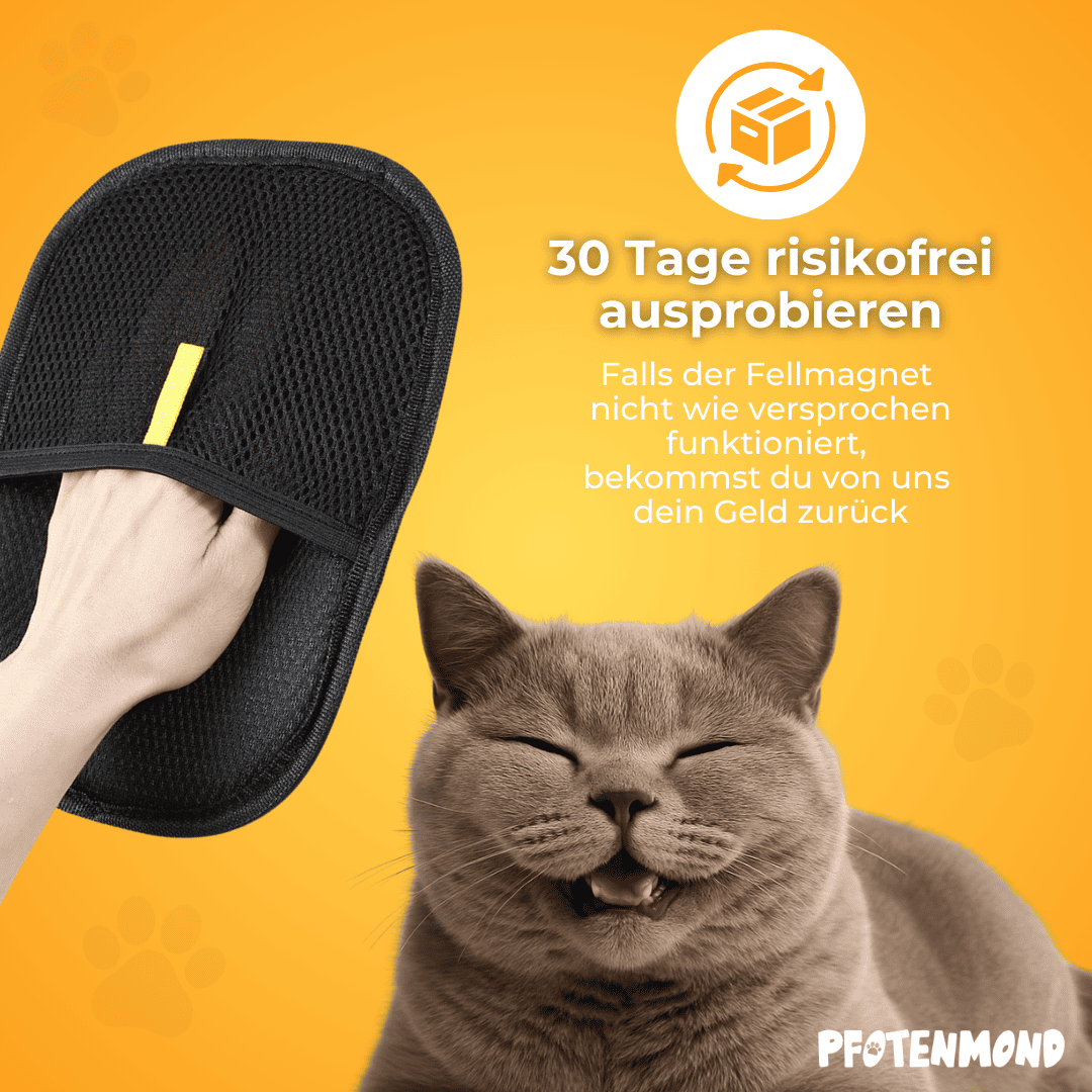 Torven Tierhaarentferner Handschuh - Fell Magnet Für Hunde & Katzen Mit Anti-Statik