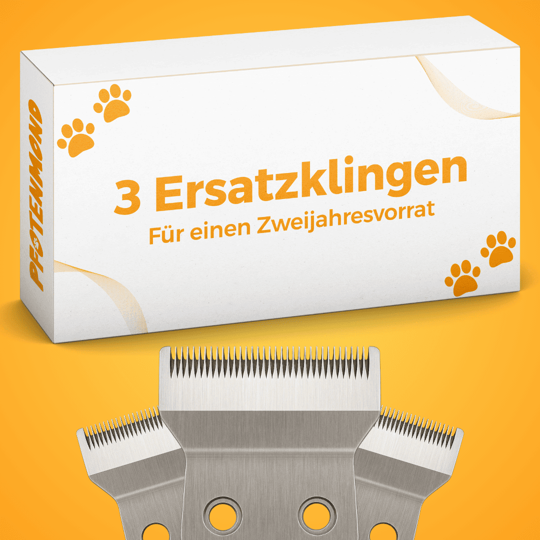 3x Ersatzklingen Pfotentrimmer