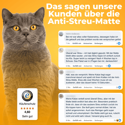 Anti-Streu-Matte - Der Bestseller