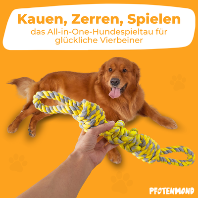 Unzerstörbares Hundespieltau